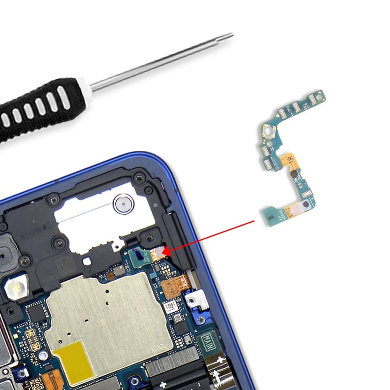 Samsung Nappe FRC Original pour Galaxy S25 Liaison Audio vers Carte Mère et Écouteur - vue 4