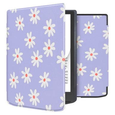 Étui Kwmobile Avec Rabat Pour Liseuse Pocketbook InkPad 4, 3, Color 2, Coque De Protection