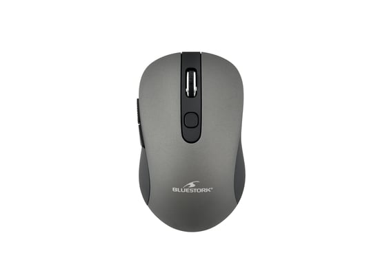 Ratón inalámbrico Bluestork Office60 (Negro/Gris)