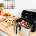 Tefal Easy Fry Mega EY855D10 friteuse Unique 7,5 L Autonome 2020 W Friteuse d'air chaud Noir, Acier inoxydable