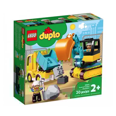 LEGO® DUPLO® City 10931: El camión y la retroexcavadora para pequeños constructores