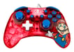 Rock Candy: Mario Punch Rouge, Translucide USB Manette de jeu Analogique/Numérique Nintendo Switch, Nintendo Switch Lite, Nintendo Switch OLED