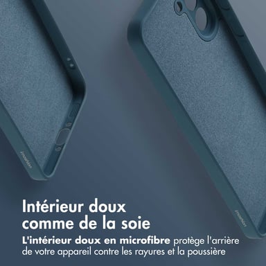 imoshion Coque Couleur avec MagSafe pour Samsung Galaxy A56 - Bleu foncé
