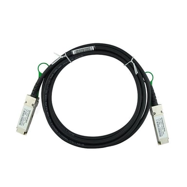 BlueOptics OS6860-CBL-40 Cable de fibra óptica e InfiniBand 0,5 m QSFP Negro, Níquel