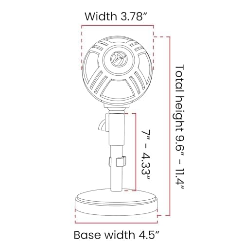 Microphone USB Arozzi Sfera – Capsule à Condensateur, Streaming, Plug & Play - vue 3