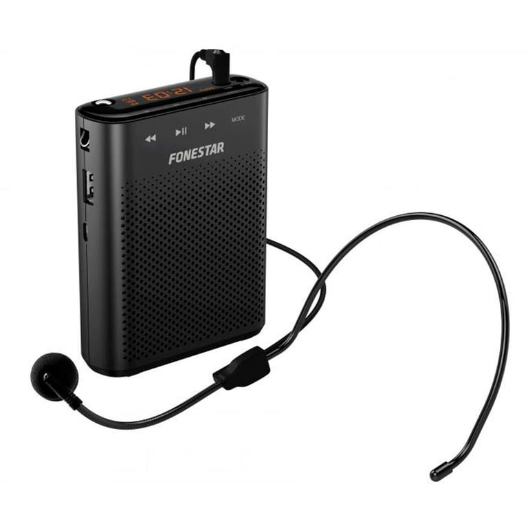 Amplificateur de Voix Portable Fonestar ALTA VOZ 30 – USBMicroSDMP3 Autonomie 9h avec Micro serre tête Neuf - vue 2