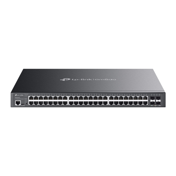 TP Link Omada SG3452XMPP commutateur réseau Géré L2+ Gigabit Ethernet 101001000 Connexion Ethernet supportant 'alimentation via ce port PoE 1U Neuf