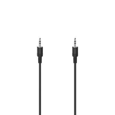 Cable de audio, toma macho de 3,5 mm - toma macho de 3,5 mm, estéreo, 1,5 m