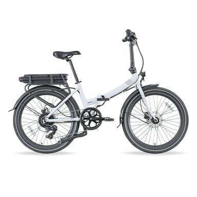 Vélo de Ville Pliant à Assistance Électrique 24'' - Legend Siena 13Ah Blanc