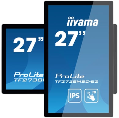 iiyama ProLite TF2738MSC-B2 écran plat de PC 68,6 cm (27'') 1920 x 1080 pixels Full HD LED Écran tactile Multi-utilisateur Noir