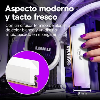 Modulo di memoria Crucial Pro OC 64 GB 2 x 32 GB DDR5 6000 MHz