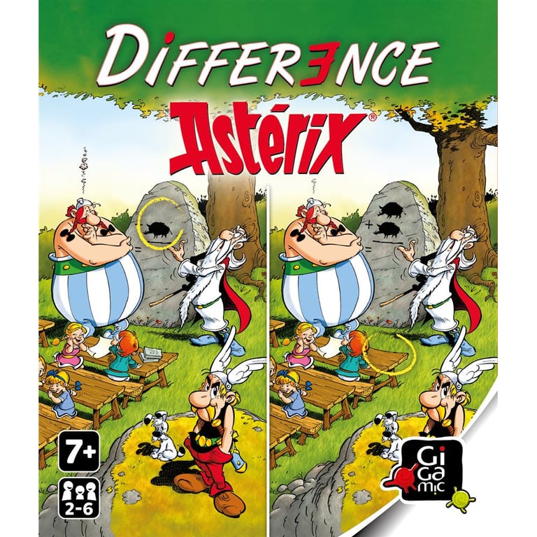 Jeu D’Ambiance Gigamic GBDIA – Différence Édition Astérix 2-6 Joueurs - vue 2
