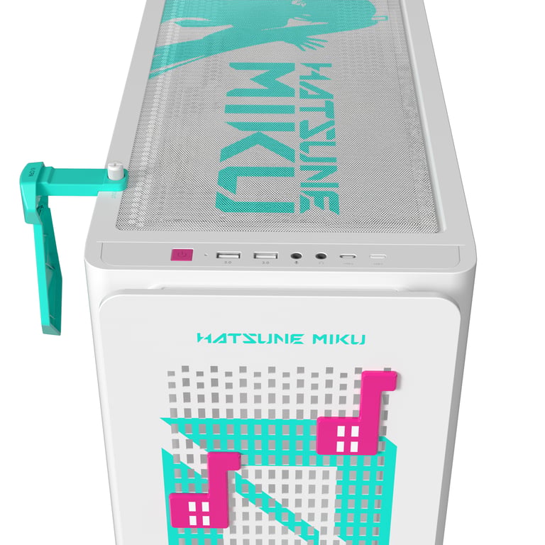 Tour ASUS A23 Hatsune Miku Edition micro ATX Mini ITX Fenetre Laterale - vue 4
