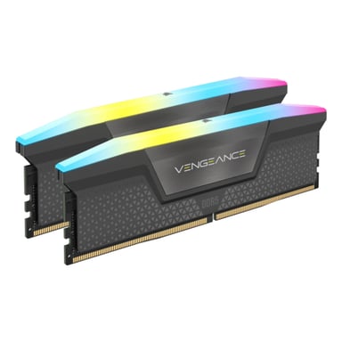 DDR5 CORSAIR VENGEANCE RGB 16GB (2 x 8 GB) 6000 AMD-XMP CL36 GRIS