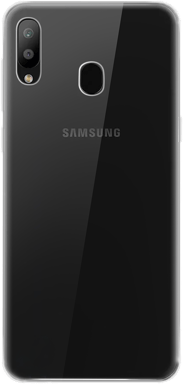 Samsung G A20e Funda blanda Silisoft transparente Bigben