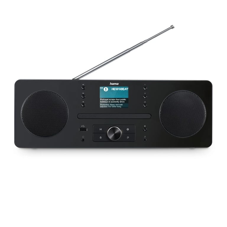 Radio Numérique Hama DR1560CBT – DAB+/FM, Lecteur CD, Bluetooth