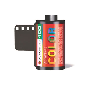 AGFA PHOTO Colour 400 – Film Couleur 135mm, 24 Poses, ISO 400, Compatible Appareils Photo Argentiques, Excellente Qualité d'Image, Faible Luminosité