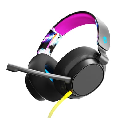 Cuffie da gioco cablate Skullcandy Slyr Multiplatform Nero e Rosa per un'esperienza di gioco coinvolgente