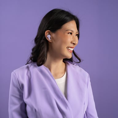 JLab Go Pods ANC Auriculares True Wireless Stereo (TWS) Dentro de oído Llamadas/Música Bluetooth Lila