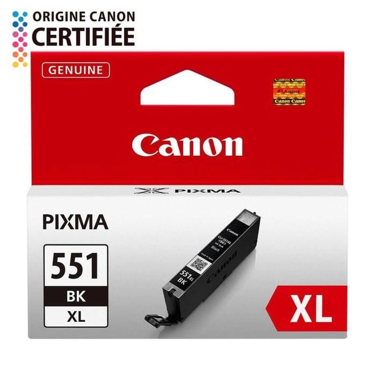 Cartouche d'encre photo Canon CLI-551XL Photo Noir 6443B001 XL haute capacité - Neuf