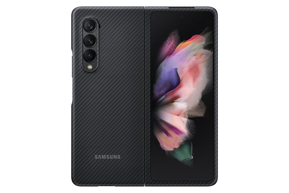 Custodia per Galaxy Z Fold3 in aramide con funzione stand