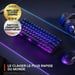 Teclado para juegos - AZERTY - STEELSERIES - Apex Pro Mini Wireless FR - Sin teclado - Retroiluminado - Negro