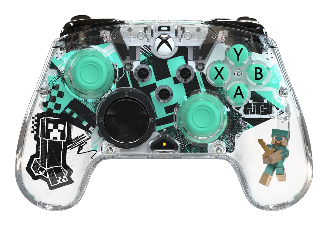 Manette de jeu Xbox Series X Xbox One et PC Minecraft : Diamond Sans fil PDP
