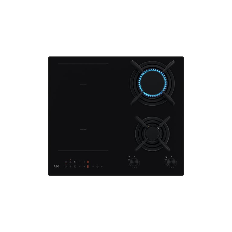 AEG plaque de cuisson mixte 2 feux gaz + 2 zones induction CN071436DH 8000 MIXED 60 cm - vue 3