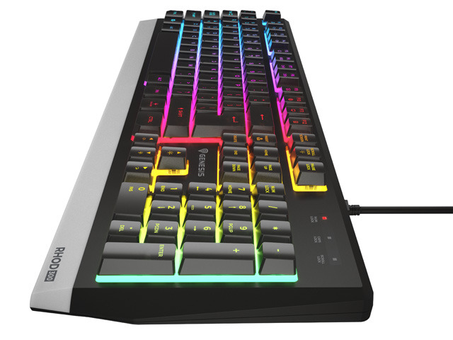 Clavier Gaming GENESIS Rhod 300 RGB – Filaire, Clavier à Membrane, QWERTY - vue 5