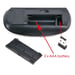 Souris Ultra Plate pour MACBOOK APPLE Sans Fil USB Universelle Capteur Optique 3 Boutons Couleurs (NOIR)