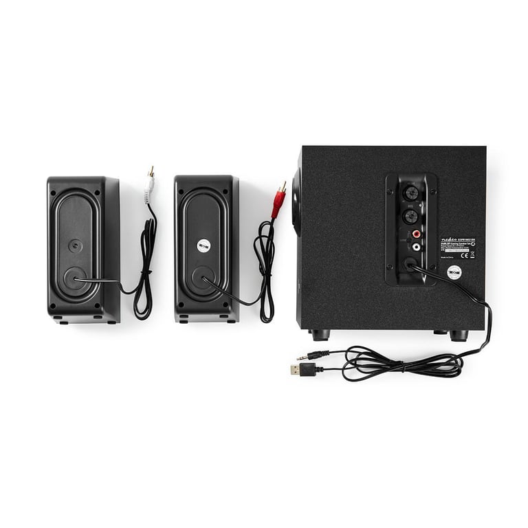 Système De Haut-Parleurs 2.1 Nedis Gaming Xyalon – Caisson De Basses 30W - vue 3