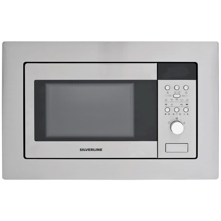 Four à micro ondes combiné Silverline MW9012X01 en acier inoxydable à surface plane 20 Neuf