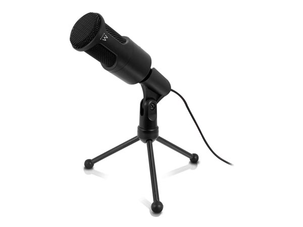 Microphone Multimedia Ewent EW3552 – Antibruit, Prise Jack 3.5 mm, Plug and Play