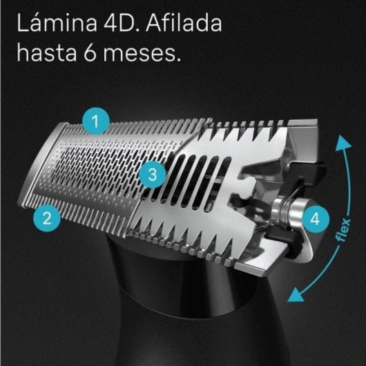 Tondeuse Corps Braun Bodygroomer B560 + Recortadora XT3100 – Inalámbrico, Waterproof - vue 5