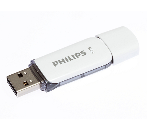 Philips FM32FD70B lecteur USB flash 32 Go USB Type-A 2.0 Blanc - Neuf