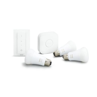 PHILIPS Hue White Ambiance Starter kit lampadina LED collegata - E27 x3 e telecomando Hue