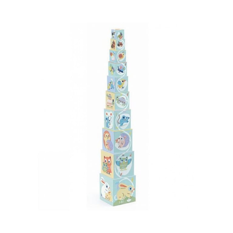 Djeco Pyramide BabyBloki 10 cubes - vue 2