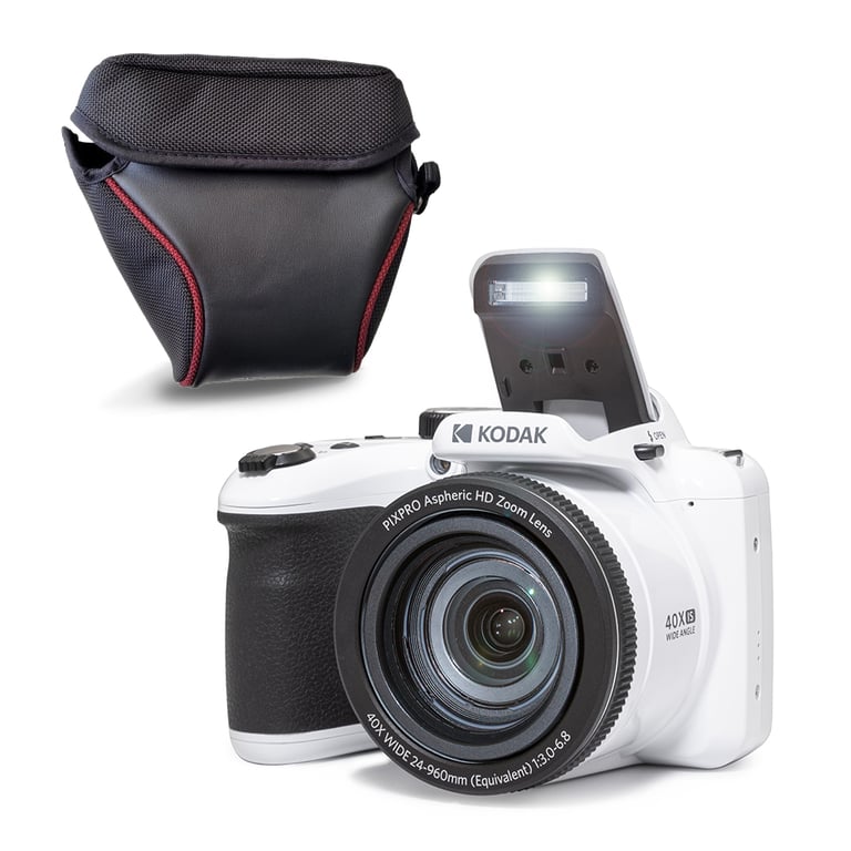 KODAK Pixpro Astro Zoom AZ405 + Housse de Protection Appareil Photo Numérique Bridge Zoom X40 Grand Angle de 24 mm 20 Mégapixels LCD 3 Vidéo Full HD OIS Pile AA - vue 5