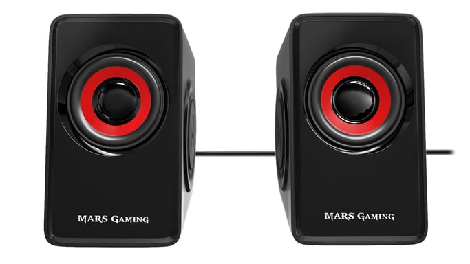Altoparlante Mars Gaming MS1 Nero, Rosso cablato 10 W