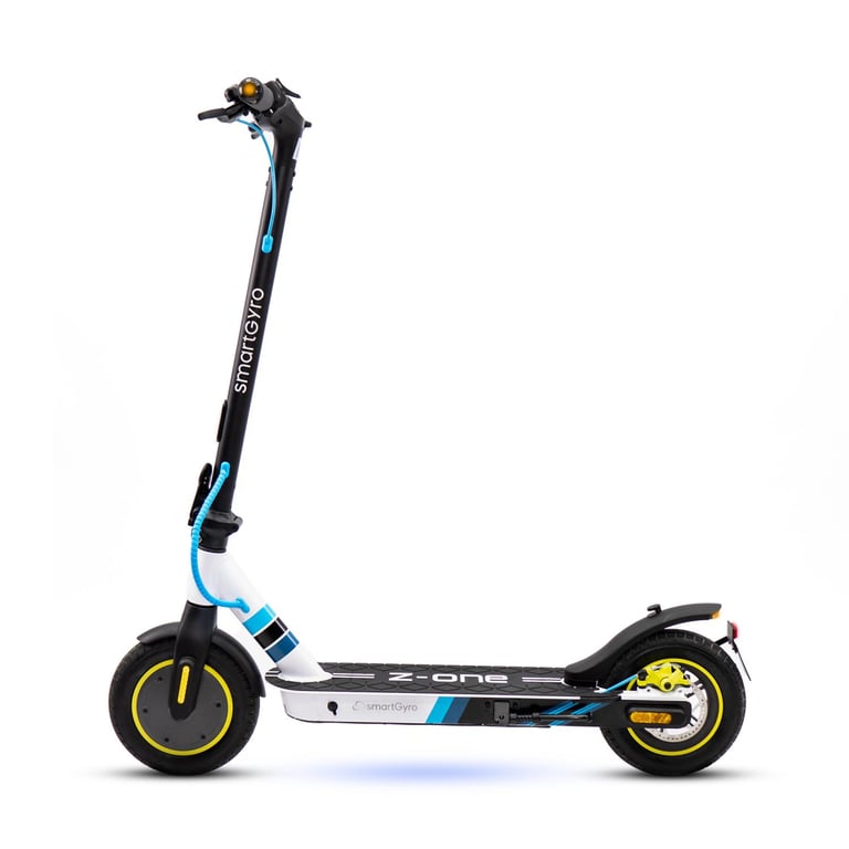 Trottinette Électrique - Smartgyro Z-One Blue C, Approuvé Dgt, Puissance Maximale 400 W, 8000 Mah, 25 Km/H - Excellent État