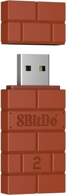 8Bitdo Adaptateur Wireless USB pour Windows/Mac/Raspberry Pi/Xbox/PS5/Nintendo Switch