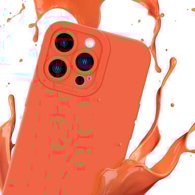 Coque pour Apple iPhone 12 PRO MAX en FLUID ORANGE Housse de protection Étui en silicone TPU flexible