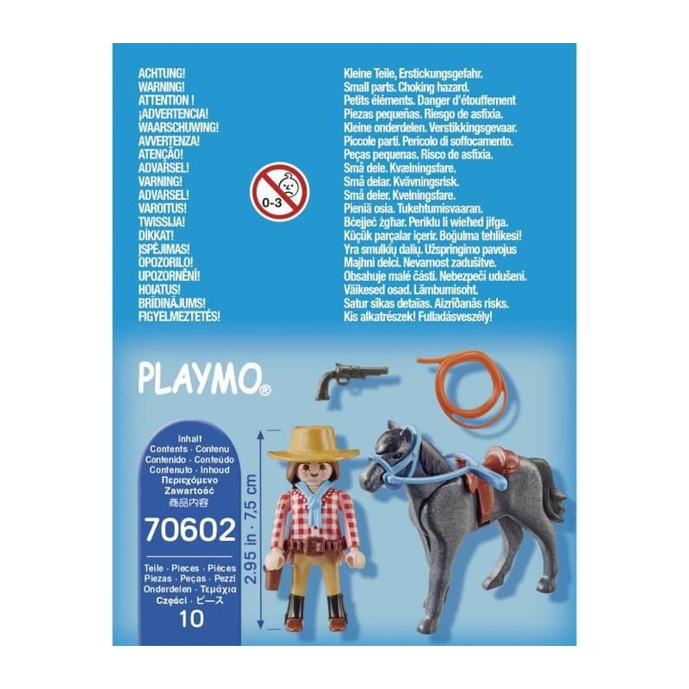PLAYMOBIL - 70602 - Cavaliere et cheval - Neuf