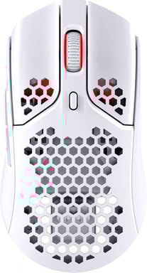Ratón HyperX Pulsefire Haste - Ratón inalámbrico gaming (blanco)
