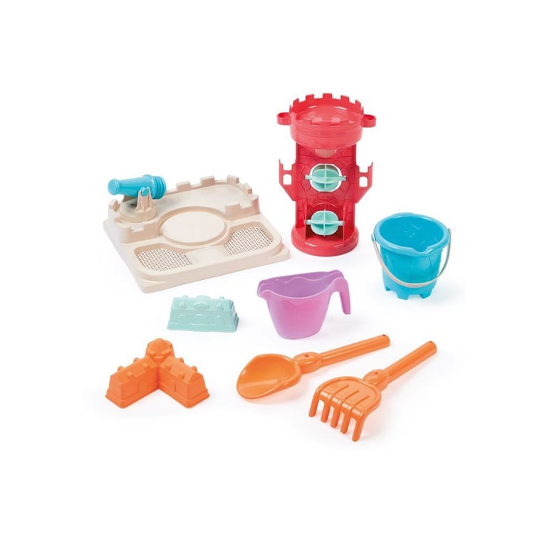 Table de jeu sable et eau ECOIFFIER Plage 4603 3 compartiments 9 accessoires Neuf - vue 2