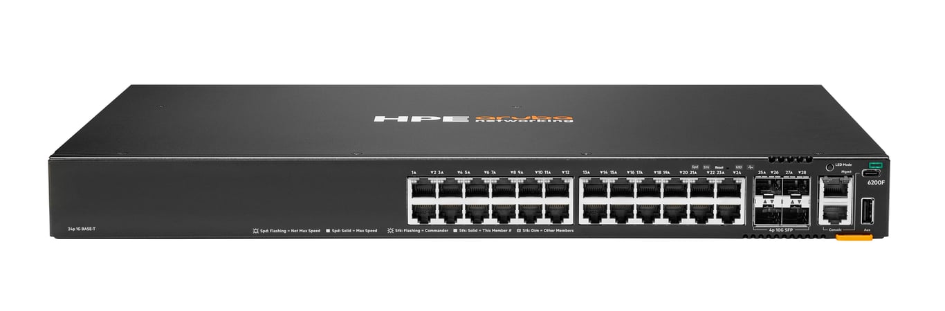 HPE Aruba Networking CX 24G 4SFP+ Géré L3 Gigabit Ethernet 101001000 1U Neuf