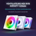 Vibox PC Gamer - Ryzen 7 5700X, RTX 5070 Ti, 32 Go RAM, 1 To NVMe, Windows 11, WiFi 6 + Bluetooth 5.4