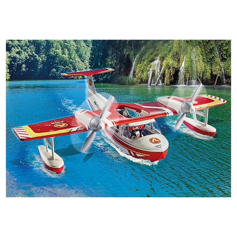 Jeux D'imitation Hydravion Avec Pompier Playmobil La Boite - vue 6