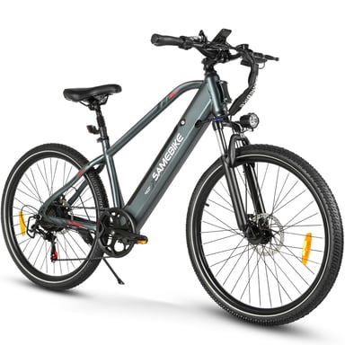 Bicicleta eléctrica SAMEBIKE RS-A01Men de 26'', bicicleta eléctrica de montaña de 500 W con batería de 36 V 13 Ah y cambio Shimano de 7 velocidades