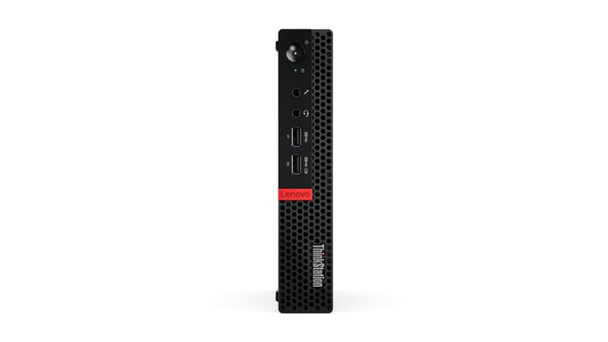 Lenovo ThinkCentre P320 Intel® Core™ i7 i7-7700T 8 Go DDR4-SDRAM 256 Go SSD NVIDIA® Quadro® P600 Windows 10 Pro Mini PC Station de travail Noir